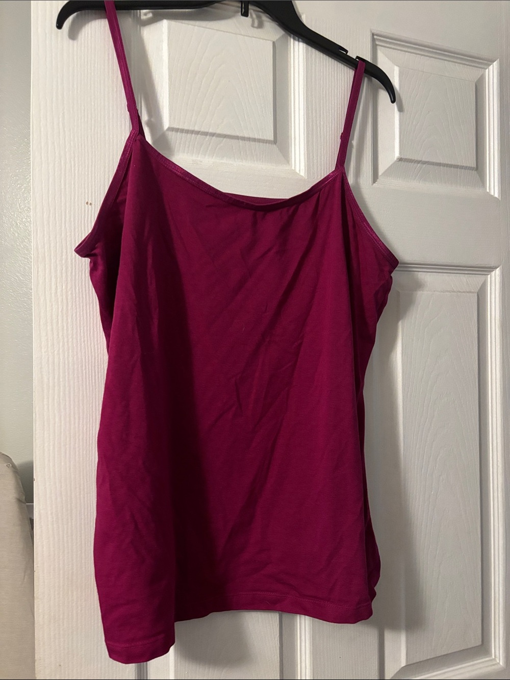 a.n.a Magenta Spaghetti Strap Tank Top